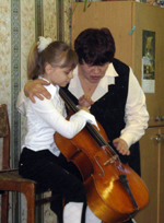 В классе виолончели Детской музыкальной школы № 2 