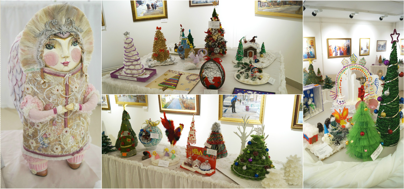 13 декабря 2016 - Открытие выставки декоративно - прикладного искусства «Чудеса Рождества»