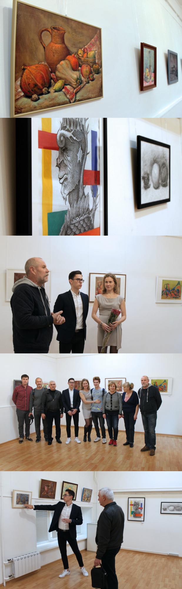 20 октября 2018 - Открытие выставки Дарьи Шевцовой и Алексея Корчагина